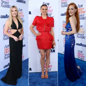 Emma Roberts, Natalie Portman, Jessica Chastain.