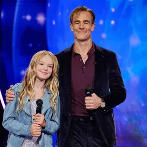 James Van Der Beek Is So Proud of Daughter Olivia 13 Singing Live With Him on We Are Family 172