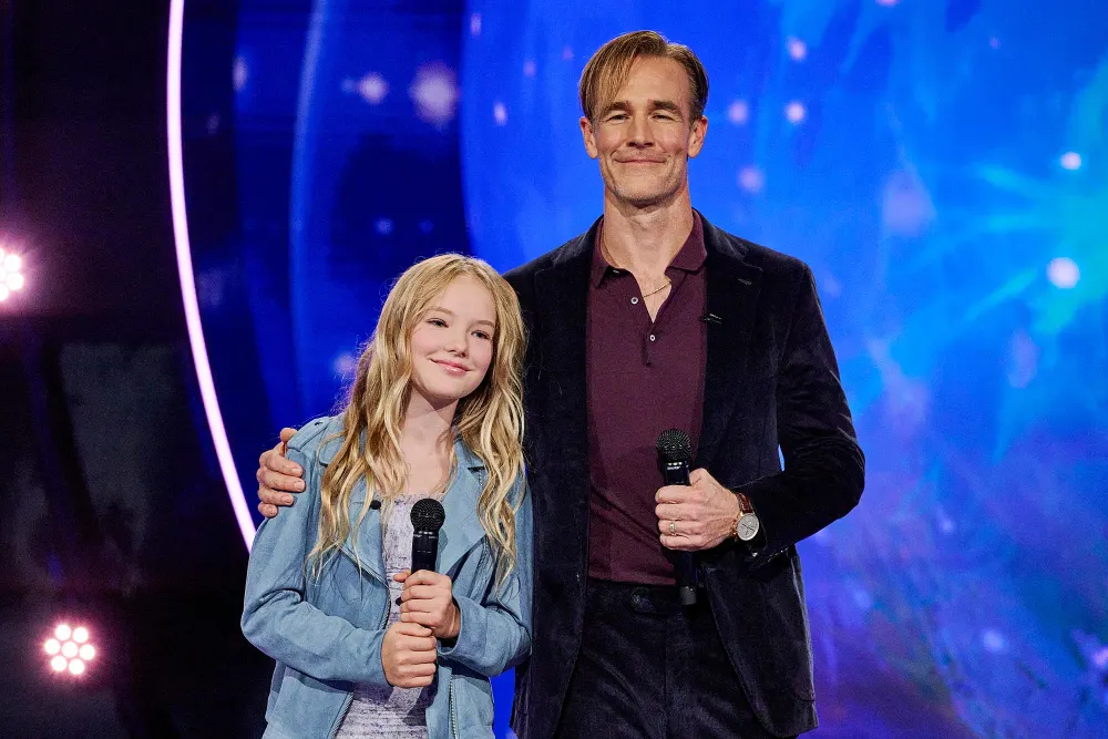 James Van Der Beek Is So Proud of Daughter Olivia 13 Singing Live With Him on We Are Family 172