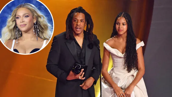 Jay-Z Shades Grammys for Beyonce Snubs With Blue Ivy by His Side