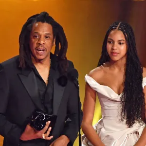 Jay-Z Shades Grammys for Beyonce Snubs With Blue Ivy by His Side
