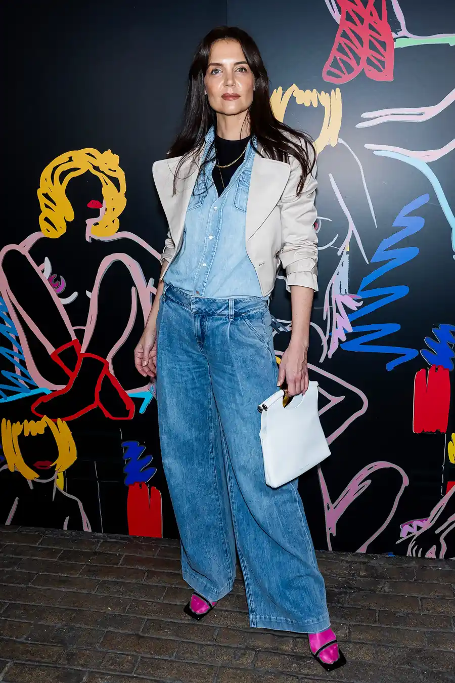 Katie Holmes Best NYFW Winter Fall 2024 Celebrity Looks