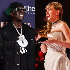 'King Swiftie' Flavor Flav Is 'Very Proud' of Taylor Swift After 2024 Grammy Wins