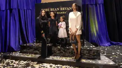 Kobe Bryant’s Family Attends Statue Unveiling at Crypto.com Arena: ‘This Is For All of You’