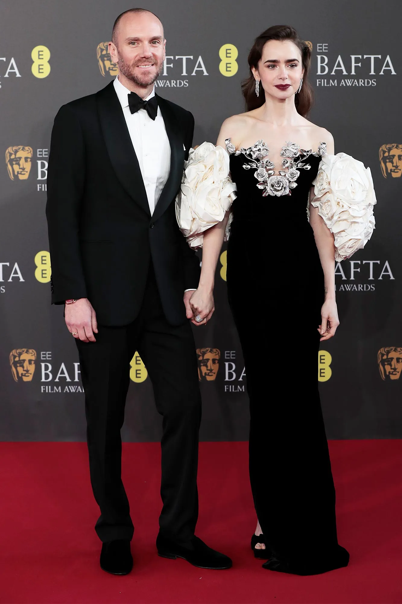 Lily Collins and Husband Charlie McDowell Are Couple Goals at 2024 BAFTAs