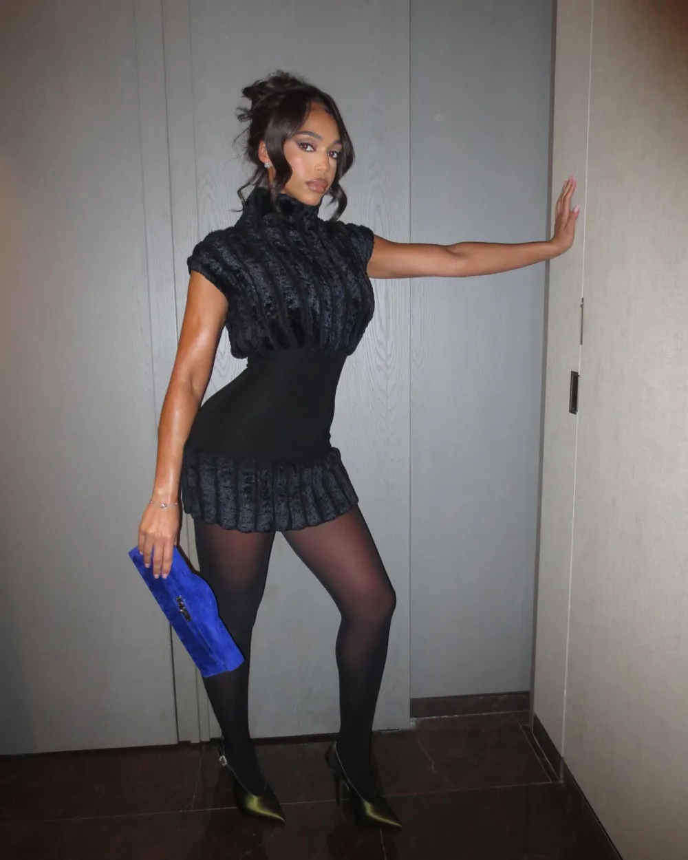 Lori Harvey Slips Into a Little Black Dress For &lsquo;Lover&rsquo;s Day&rsquo;