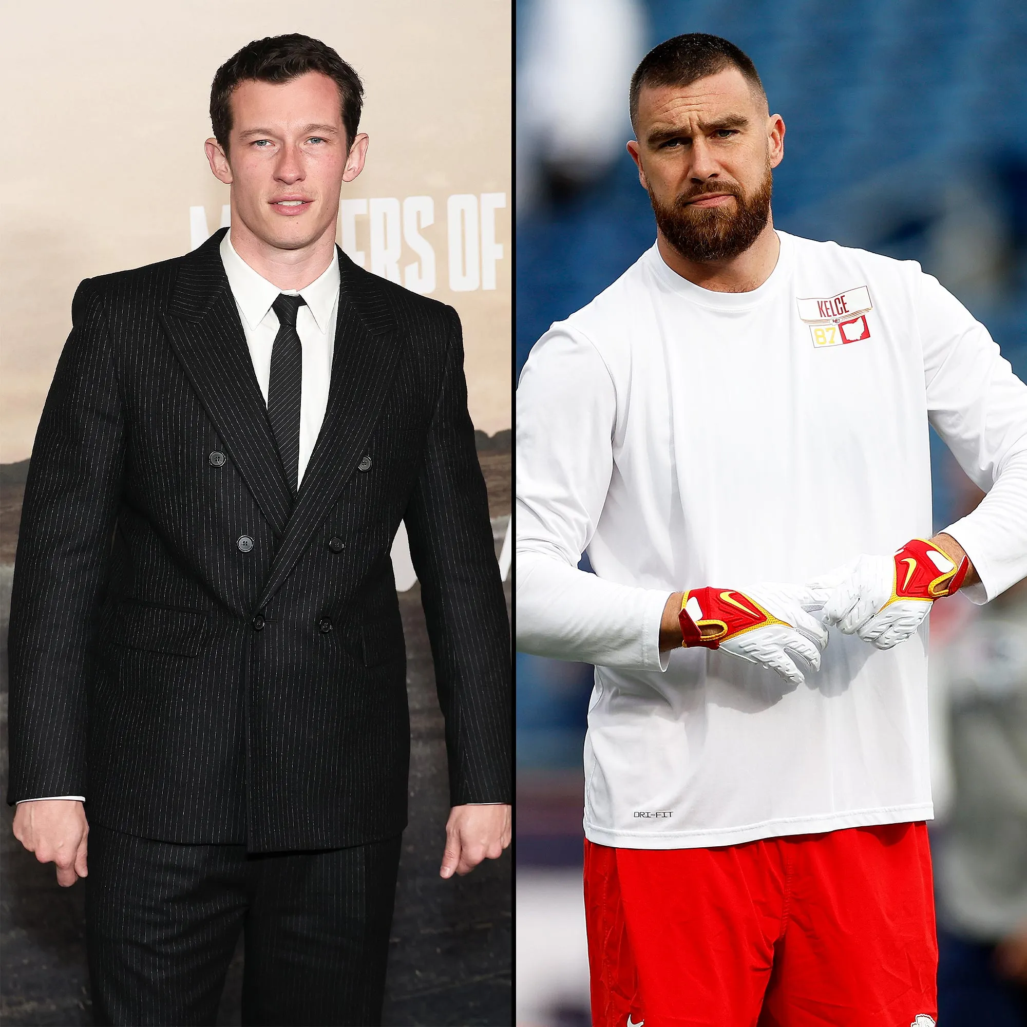 Masters of the Airs Callum Turner Is Confused When Asked to Name Travis Kelce Im From England