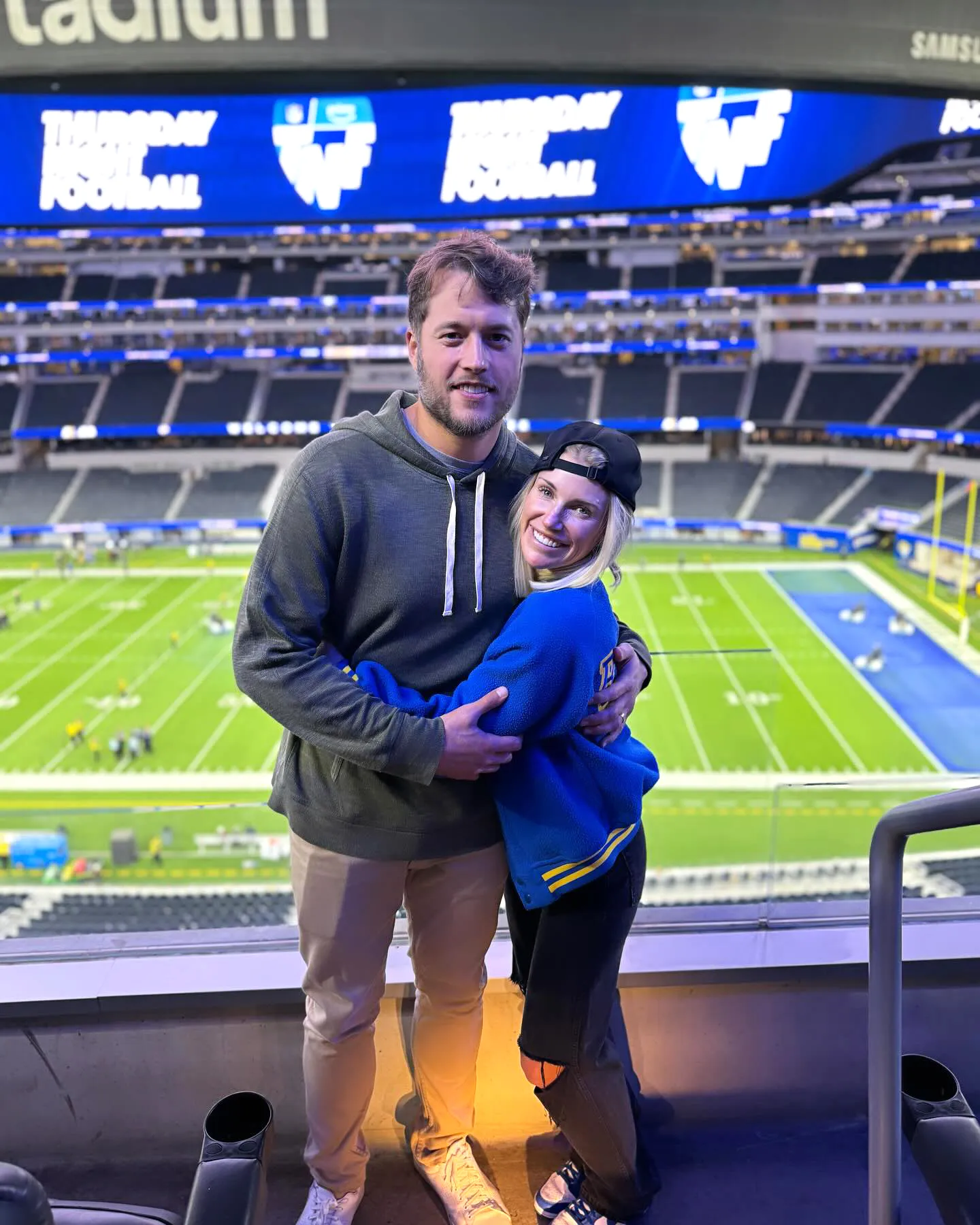 Matthew Stafford's Wife Kelly Gets Real About Being Labeled 'The Oldest WAG' in the NFL