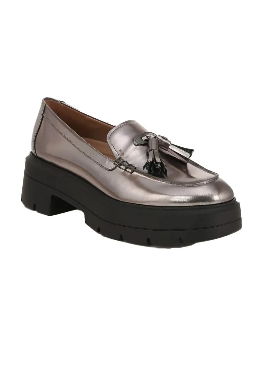 Nieves Tassel Platform Loafer (Women)