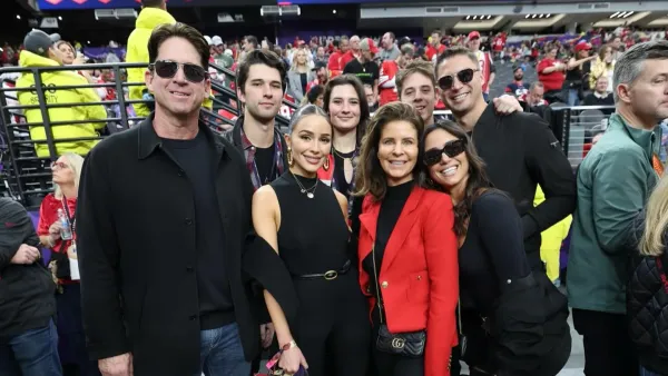 Olivia Culpo and Christian McCaffrey Family Have the Best Time in Their Super Bowl Suite