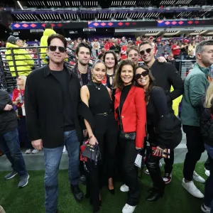 Olivia Culpo and Christian McCaffrey Family Have the Best Time in Their Super Bowl Suite