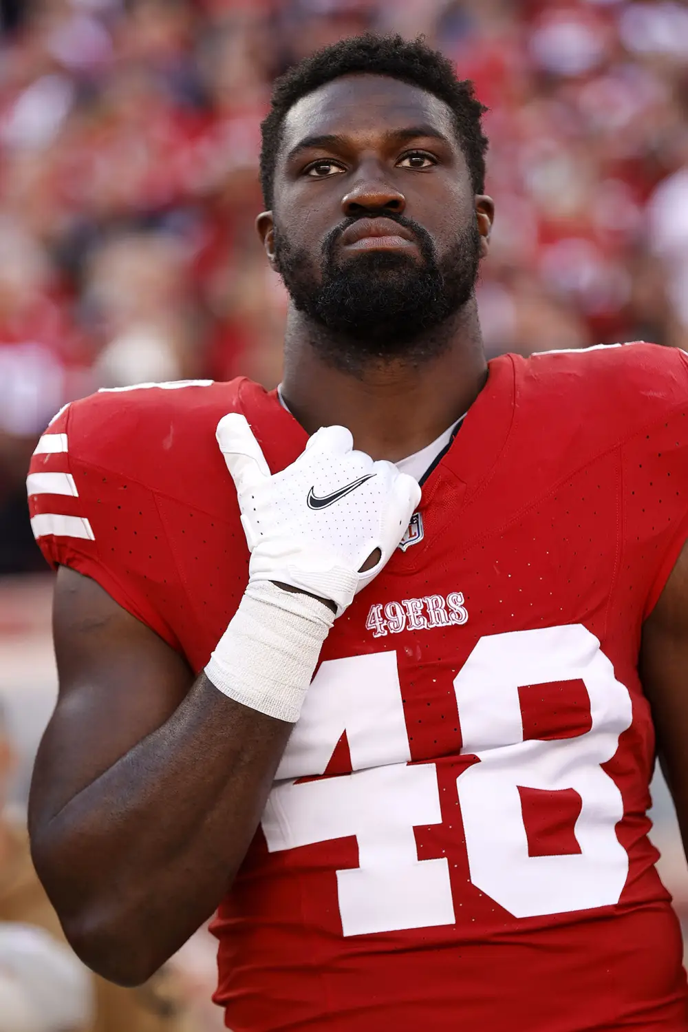 Oren Burks San Francisco 49ers Players Who Proved to Be Taylor Swift Fans Ahead of Super Bowl 2024