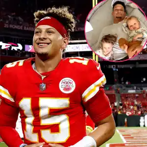 Patrick Mahomes Cuddles Up With His Kids After Celebrating Sterling’s 3rd Birthday