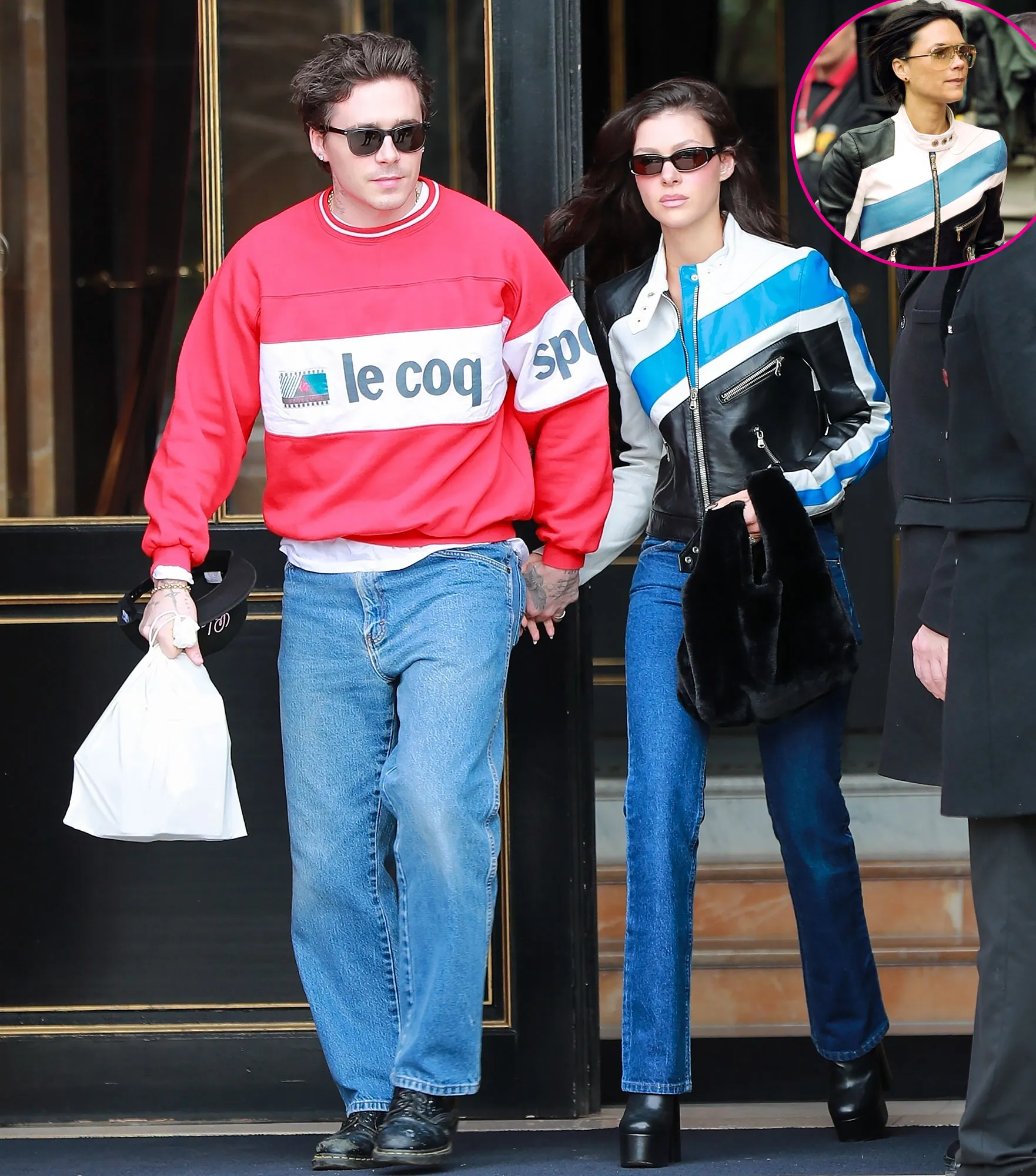 Promo Nicola Peltz and Brooklyn Beckham Same Jacket as Victoria Beckham