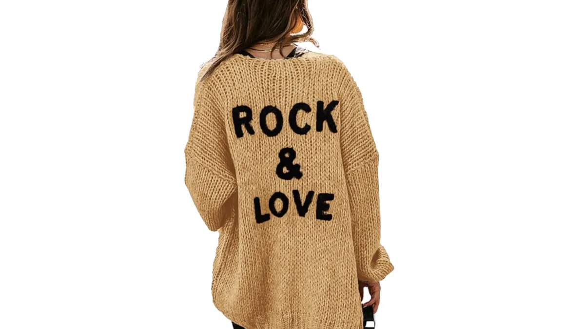 PRETTYGARDEN Rock and Love cardigan