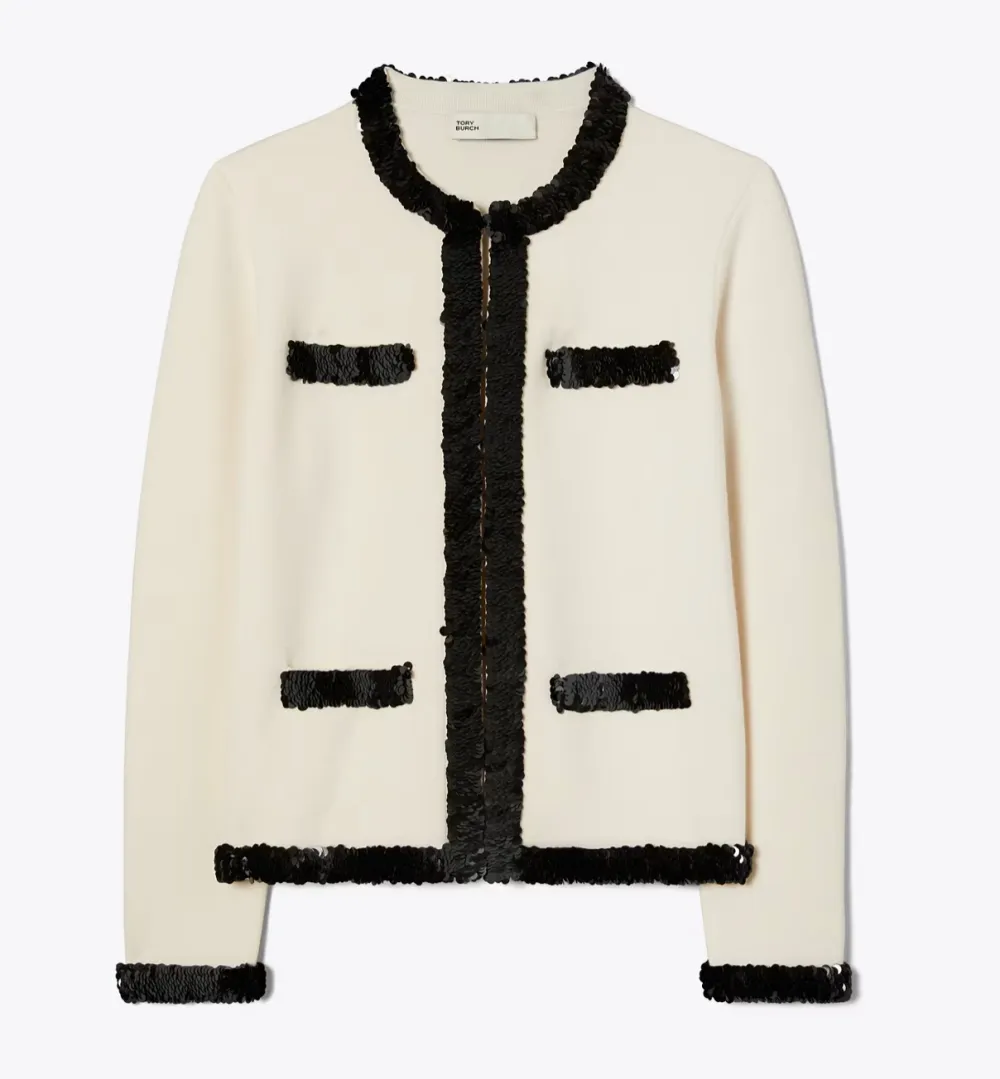 Kendra Wool and Sequin Jacket