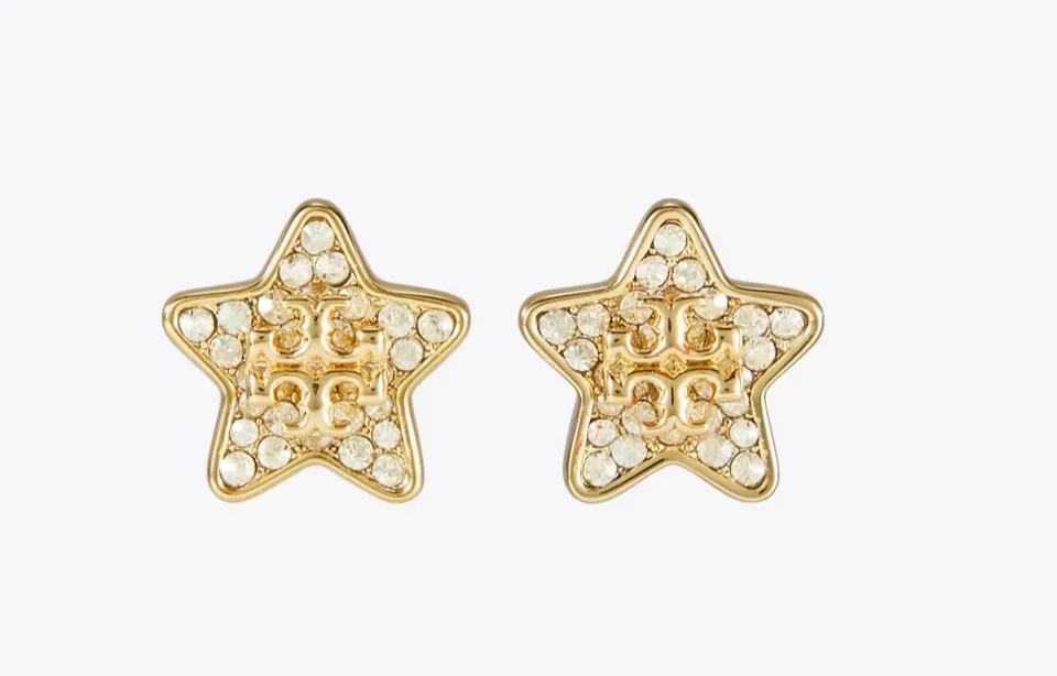 Tory Burch Kira Pav&eacute; Star Stud Earrings