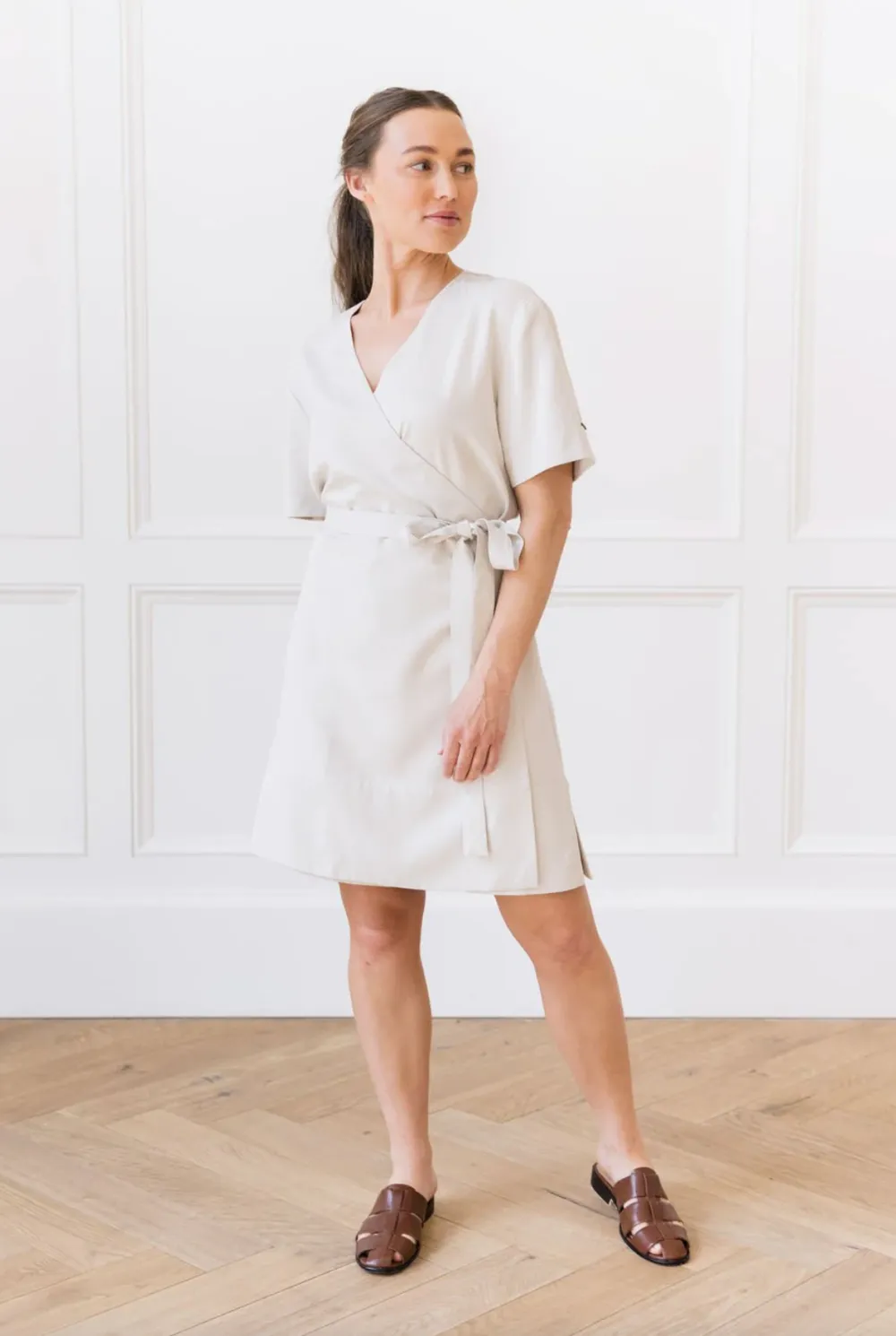Cozy Earth Coastal Comfort Wrap Dress