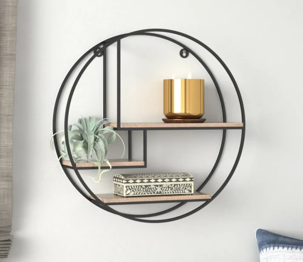 Mistana Aberdeen 3 Piece Circle Accent Shelf Wayfair