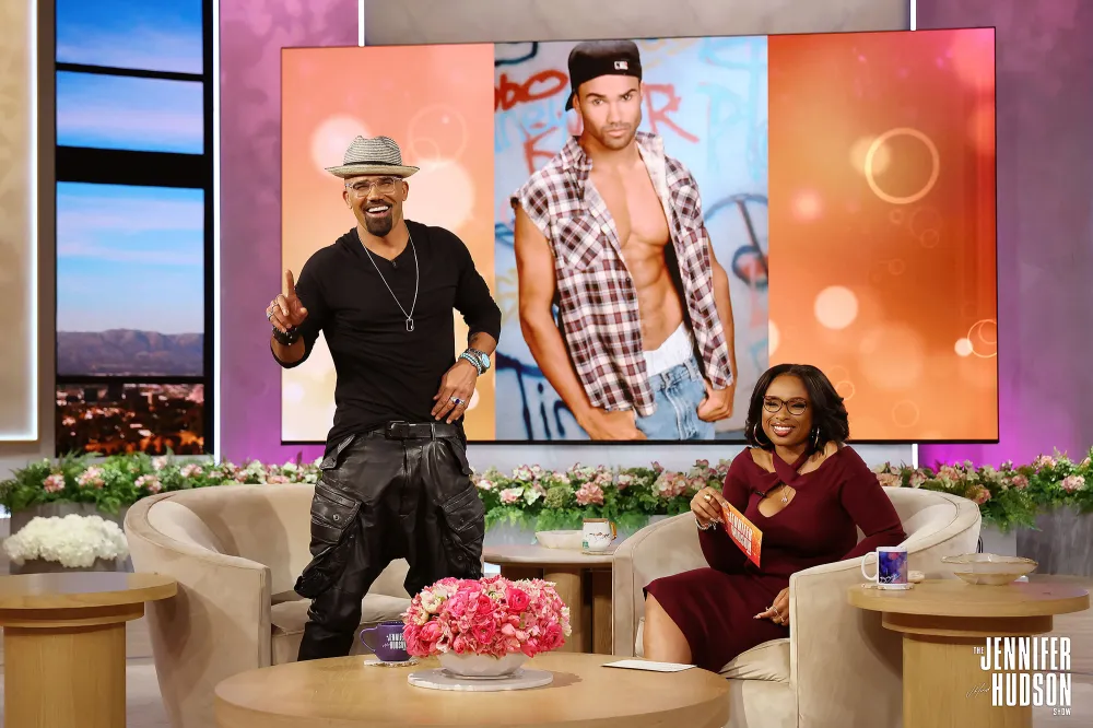 Shemar Moore Kisses Married Fan During TV Appearance 2 Jennifer Hudson Show