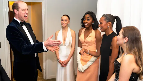 The Bear Star Ayo Edebiris Reaction to Meeting Prince William at 2024 BAFTAs Goes Viral