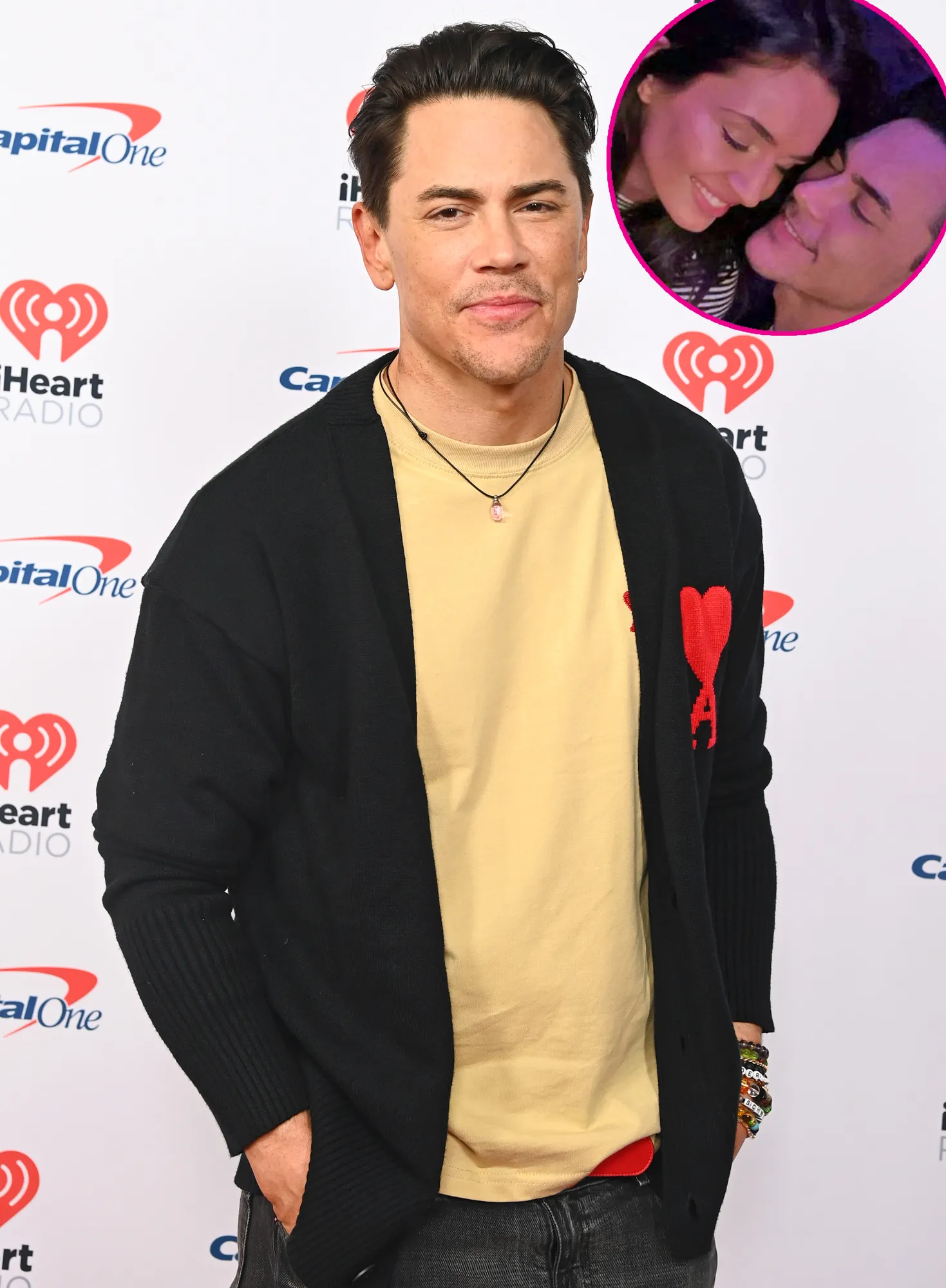 Tom Sandoval Receives Cheek Kiss From Model Victoria Lee Robinson