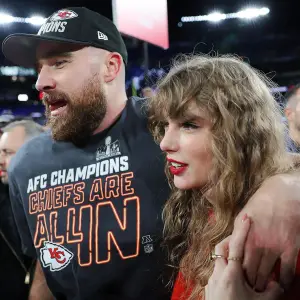Travis Kelce Addresses Speculation That He Will Pop the Question to Taylor Swift at Super Bowl LVIII 775
