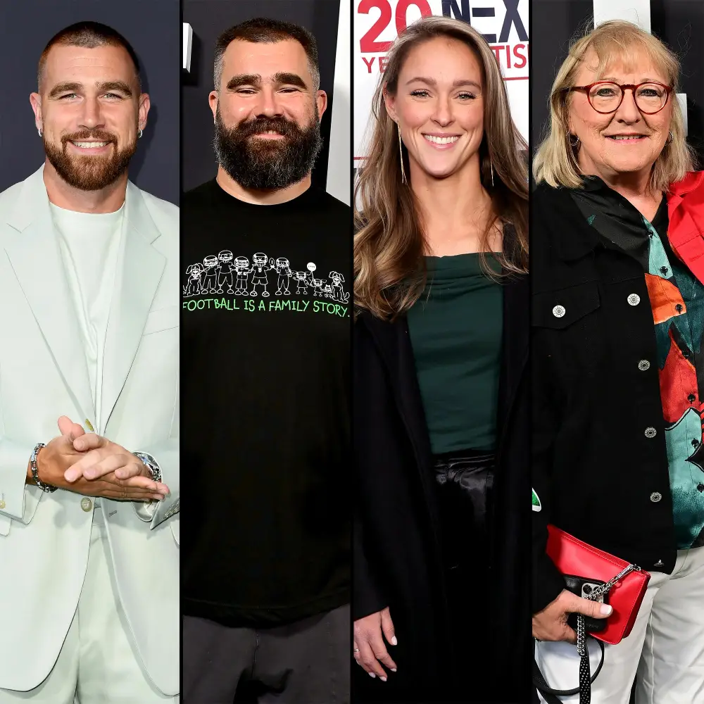 Travis Kelce and Jason Kelce Share Their Thoughts on Kylie Kelce and Donna Kelce&rsquo;s Super Bowl LVIII Outfits