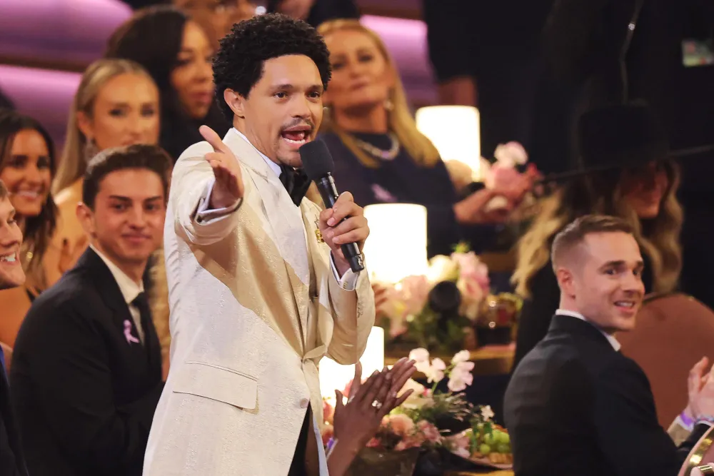 Trevor Noah Jokes the Grammys Will Get Revenge on NFL Fans Upset With Taylor Swift Coverage 660