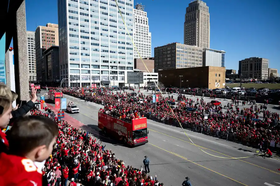 The Best Nods to Taylor Swift at the Kansas City Chiefs Super Bowl Victory Parade