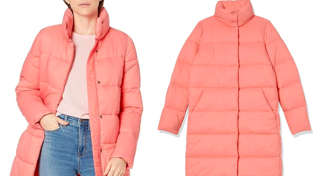 Amazon Essentials Lightweight Cocoon Puffer Coat