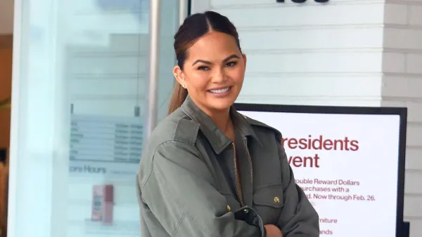 Chrissy Teigen in LA on February 17, 2024.
