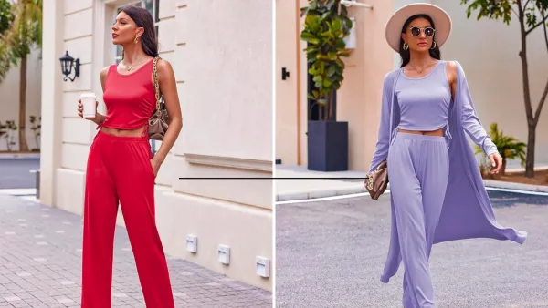 Ekouaer 3-Piece Knit Lounge Set