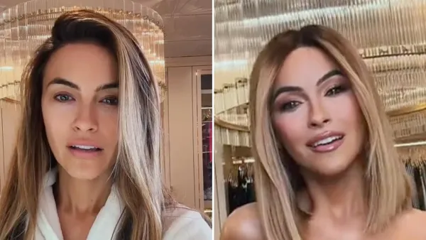 Chrishell Stause Shows BTS Video of Her Haircut Ahead of the Peoples Choice Awards