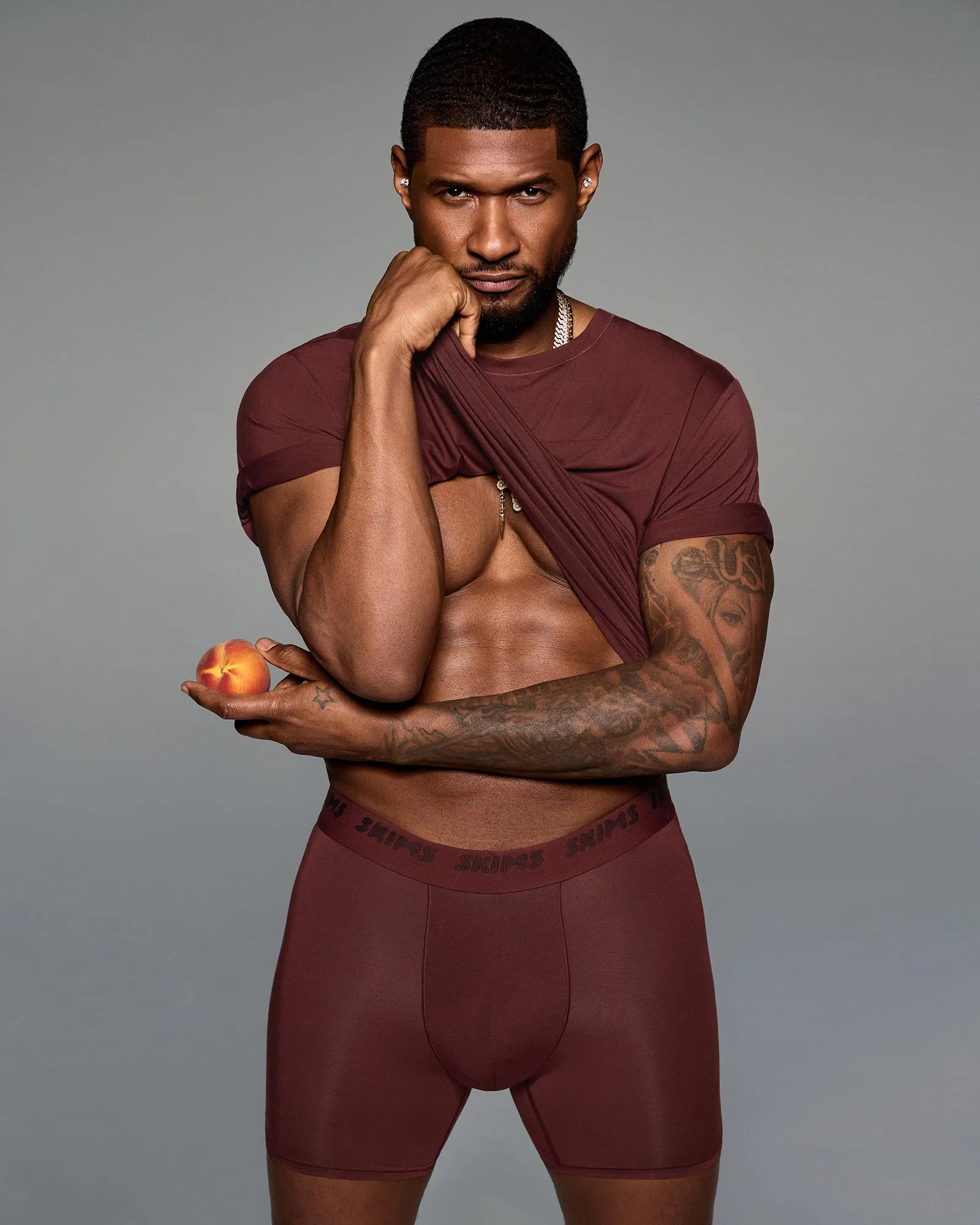 Usher Models Skims Underwear in New Mens Campaign and Announces Limited Edition Album Release