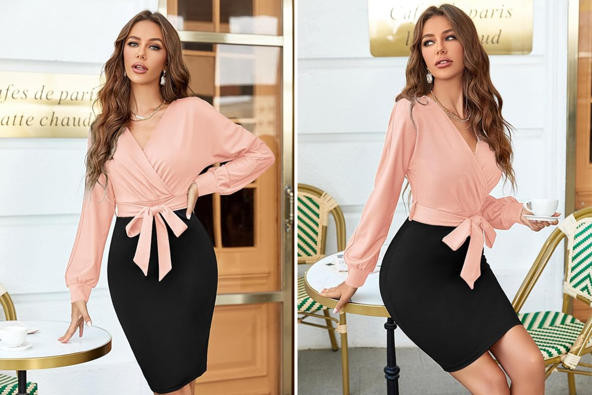 Grace Karin Long Sleeve Pencil Dress