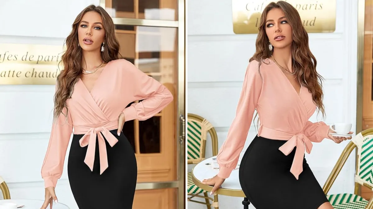 Grace Karin Long Sleeve Pencil Dress