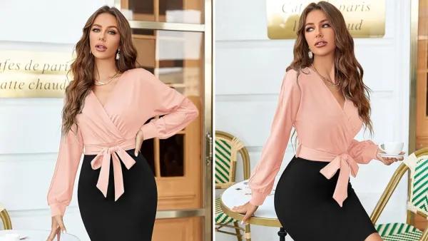 Grace Karin Long Sleeve Pencil Dress