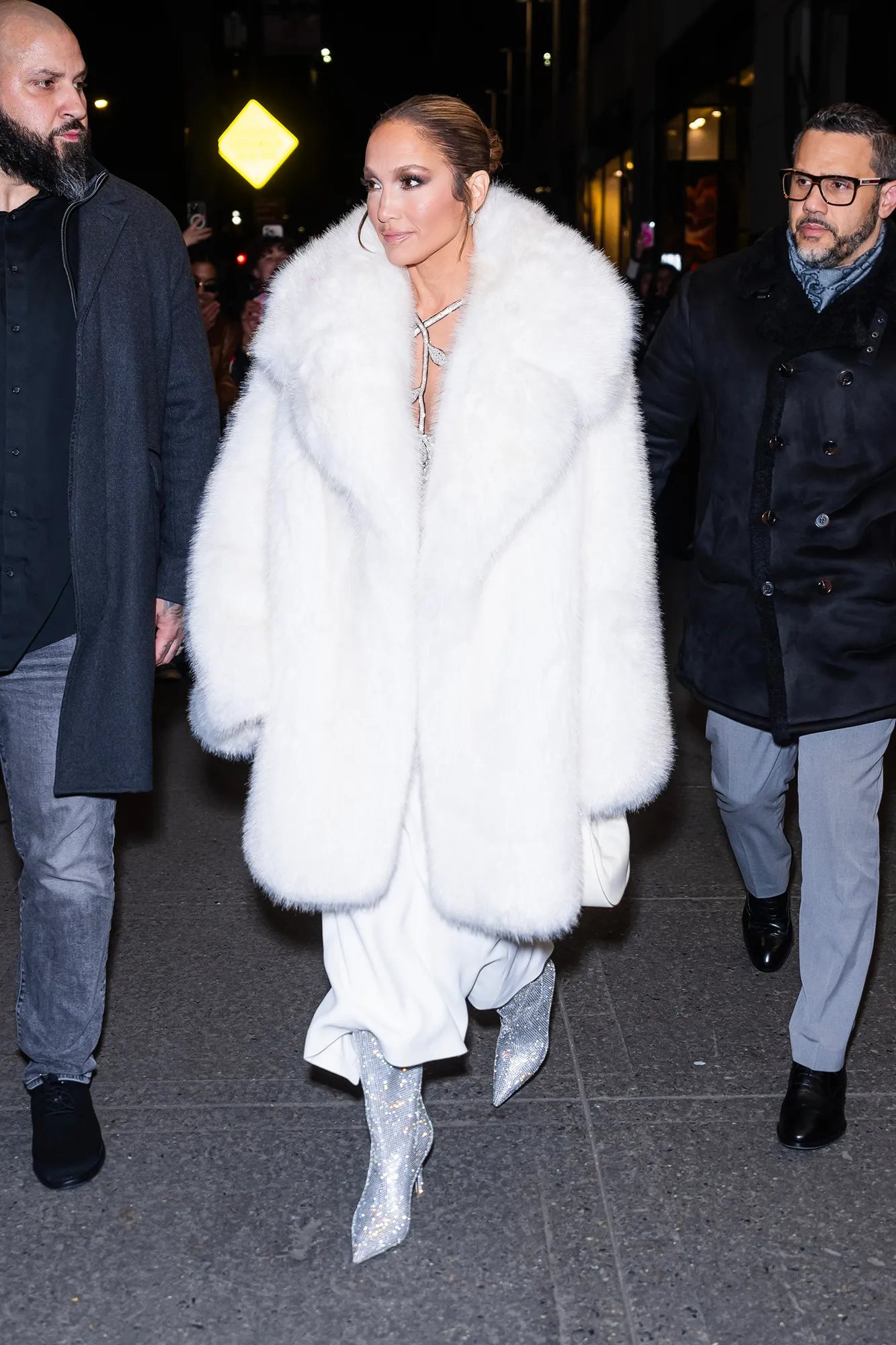 Jennifer Lopez in New York City on February 4, 2024.