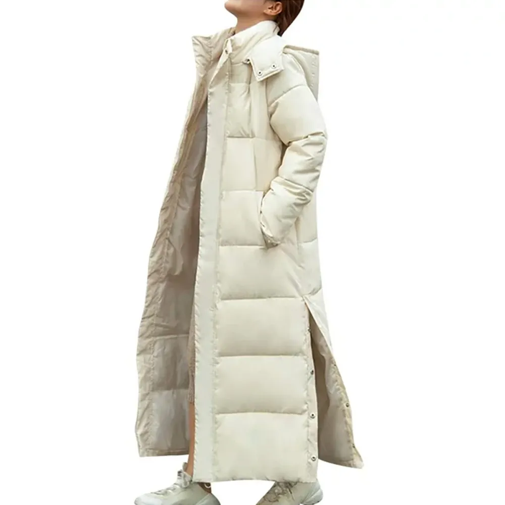 Mrat Hooded Maxi Puffer Coat