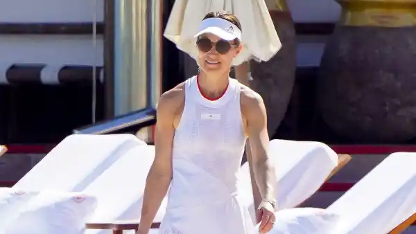 Pippa Middleton in St. Barts on February 16, 2024.