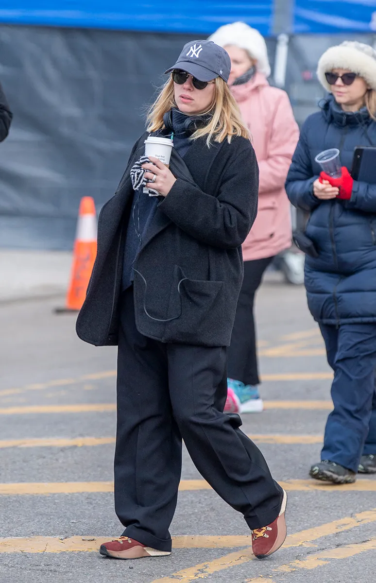 Scarlett Johansson in Coney Island on February 26, 2024.