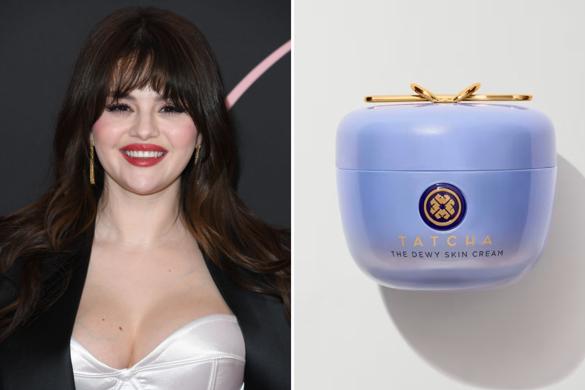Selena Gomez and Tatcha The Dewy Skin Cream