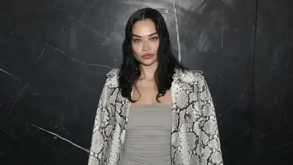 Shanina Shaik at the Michael Kors runway show during New York Fashion Week on February 13, 2024.