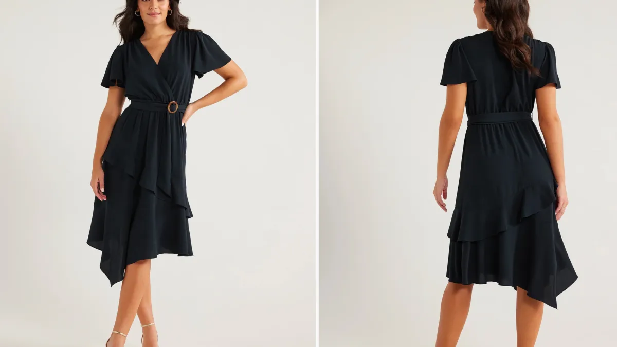 Sofia Jeans Faux Wrap Dress