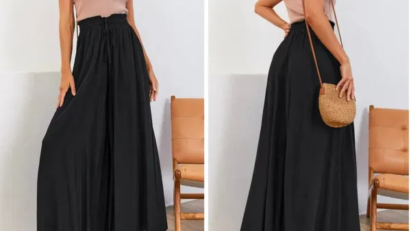 Somer Wide Leg Palazzo Pants