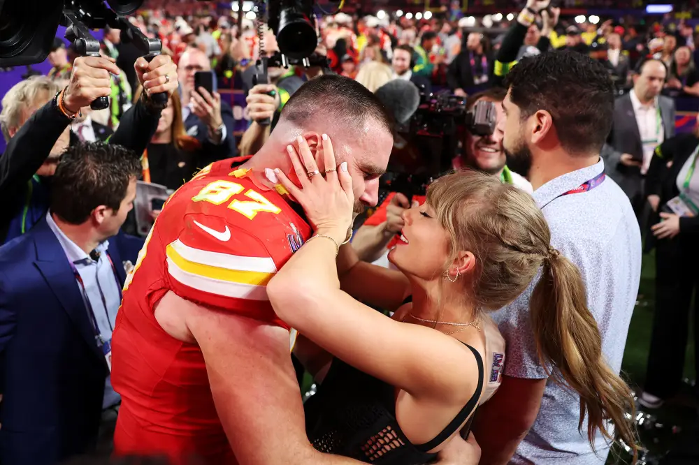Taylor Swift &lsquo;Likes&rsquo; Footage of Family Rocking Travis Kelce Jerseys at Her &lsquo;Eras Tour&rsquo; Concert