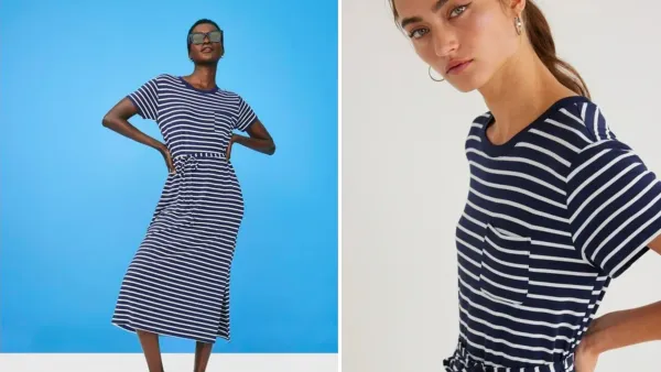 Time and Tru Belted Knit Dress