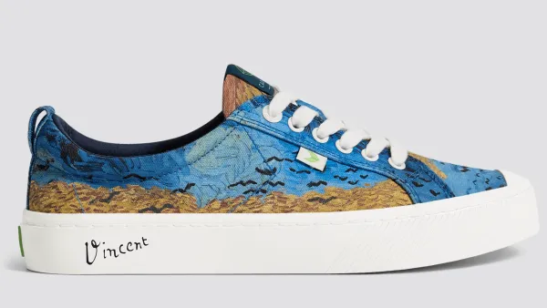 Cariuma Oca Low Van Gogh Museum Wheatfields with Crows Canvas
