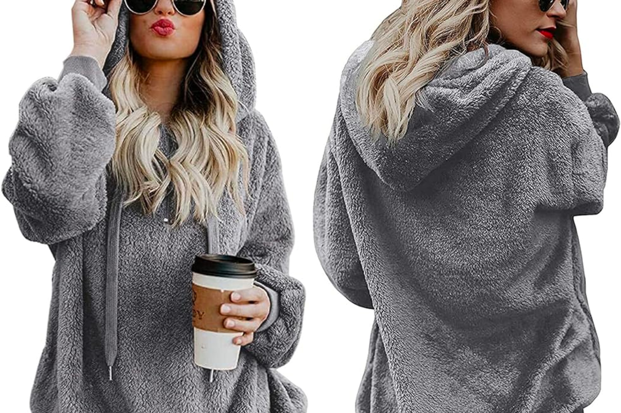 Yanekop Oversized Sherpa Pullover